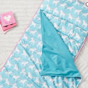 Pottery Barn Mackenzie Aqua Unicorn Parade Nap Mat